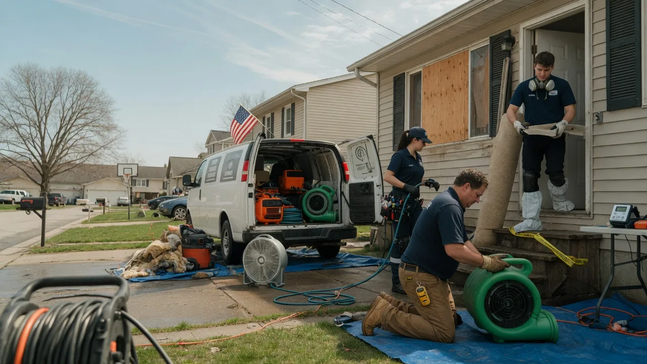 Water Damage Restoration in Industry, TX near me